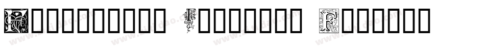 Ornamental Initials E字体转换